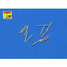 Aber Models Set of pcs 127 mm barrels for U.S.Navy ships 1:350 (RE-350 L07)