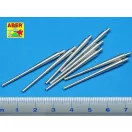 Aber Models 8 pcs 380 mm barrels for Bismarck 1:350 (RE-350 L11)