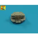 Aber Models 20 pcs QF 2-pdr 40 mm Mk.VIII “Pom Pom” 1:350 (RE-350 L22)