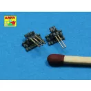 Aber Models 20 pcs 25 mm type 96 barrels for Japan ships 1:350 (RE-350 L23)