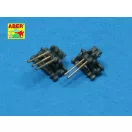 Aber Models 20 pcs 25 mm type 96 barrels for Japan ships 1:350 (RE-350 L23)