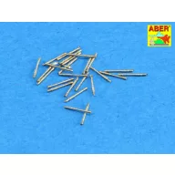   Aber Models Set of 20 pcs 13 mm type 93 A/A barrels 1:350 (RE-350 L24)