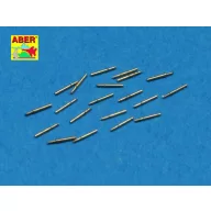   Aber Models 20 pcs 12,7 mm Browning barrels 1:350 (RE-350 L26)