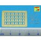 Aber Models 20 pcs 20 mm L/70 Oerlikon Mk.10 barrels 1:350 (RE-350 L27)