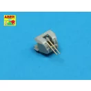 Aber Models 16 pcs 102 mm Q.F. Mk.XVI barrels 1:350 (RE-350 L28)