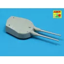 Aber Models 8 pcs 381mm -short barrels for Hood, Repulse 1:350 (RE-350 L31)
