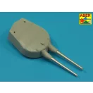 Aber Models 8 pcs 381mm -short barrels for Hood, Repulse 1:350 (RE-350 L31)