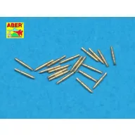  Aber Models 20 pcs 12,7mm Vickers Mk.III MG barrels 1:350 (RE-350 L32)