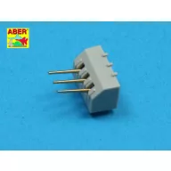   Aber Models Set of 16 pcs 102 mm type BL Mk.IX barrels for Royal Navy 1:350 (RE-350 L33)