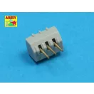 Aber Models Set of 16 pcs 102 mm type BL Mk.IX barrels for Royal Navy 1:350 (RE-350 L33)