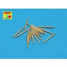Aber Models Set of 16 pcs 102 mm type BL Mk.IX barrels for Royal Navy 1:350 (RE-350 L33)