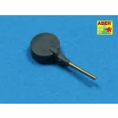Aber Models Set of 14 pcs 152 mm barrels for Kongo 1:350 (RE-350 L36)