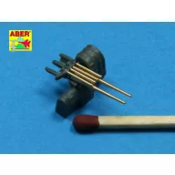   Aber Models Set of 8 pcs 127 mm barrels with recoil for japan ships 1:350 (RE-350 L37)