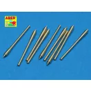 Aber Models 9 pcs 152 mm barrels for Richeulieu 1:350 (RE-350 L40)