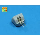 Aber Models 12 pcs 100mm barrels for French ships 1:350 (RE-350 L41)