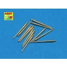 Aber Models 12 pcs 100mm barrels for French ships 1:350 (RE-350 L41)