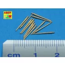 Aber Models 12 pcs 100mm barrels for French ships 1:350 (RE-350 L41)