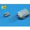 Aber Models Set of Barrels for Prinz Eugen 1:350 (RE-350 L45)