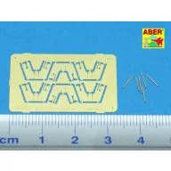  Aber Models 6 pcs 4 cm Flak 28 barrels with shields 1:350 (RE-350 L46)