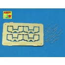 Aber Models 16 pcs 2cm barrels for Flakvierling 38 1:350 (RE-350 L47)