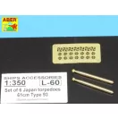 Aber Models Japan torpedoes Type 93 1:350 (RE-350 L60)