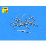   Aber Models Set of 20 pcs 37mm/54 breda gun barrels 1:350 (RE-350 L68)