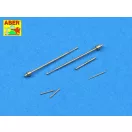 Aber Models Set of barrels and periscopes for U-Boot type IX 1:350 (RE-350 L70)