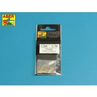  Aber Models Barrels set for Russian Cruisier Varyag: 152mm x 12 75mm x 12 47mm x 10 37mm x 2 1:350 (RE-350 L76)