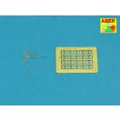 Aber Models Set of 20 pcs 20mm L/70 Oerlikon barrels 1:400 (RE-400-L07)
