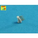 Aber Models Set of 20 pcs (12,7mm) Vickers Mk.III 1:400 (RE-400-L10)
