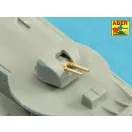 Aber Models Set of barrels for Polish Destroyer Blyskawica 102mm x 8 40mm x 4 20mm x 4 1:400 (RE-400-L11)