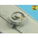 Aber Models Set of barrels for Polish Destroyer Blyskawica 102mm x 8 40mm x 4 20mm x 4 1:400 (RE-400-L11)