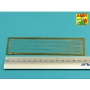Aber Models Railing 3 bar horizontal 1:700 (RE-700-01)