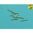 Aber Models Set of 8 pcs 380 mm short barrels for ships Richelieu,Jean Bart 1:700 (RE-700 L02)