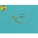 Aber Models Set of12 pcs 100 mm barrels for ships Richelieu,Jean Bart 1:700 (RE-700 L04)