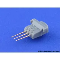   Aber Models Set of 12 pcs 155 mm barrels for ships Yamato,Musashi 1:700 (RE-700 L06)