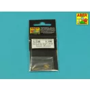 Aber Models Set of 12 pcs 155 mm barrels for ships Yamato,Musashi 1:700 (RE-700 L06)