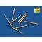 Aber Models Set of 8 pcs 381mm long barrels for turrets without antiblast covers ships Hood 1:700 (RE-700 L08)
