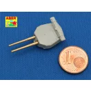 Aber Models Set of 8 pcs 381mm long barrels for turrets without antiblast covers ships Hood 1:700 (RE-700 L08)