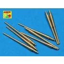 Aber Models 8 pcs 380 mm barrels for Bismarck 1:700 (RE-700 L14)