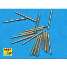 Aber Models 16 pcs 105 mm in C/37 mount for German 1:700 (RE-700 L17)