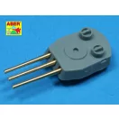 Aber Models 9 pcs 406 mm barrels for Nelson, Rodney 1:700 (RE-700 L18)
