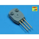 Aber Models 9 pcs 406 mm barrels for Nelson, Rodney 1:700 (RE-700 L18)