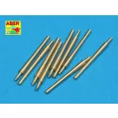 Aber Models 9 pcs 406 mm barrels for Nelson, Rodney 1:700 (RE-700 L18)