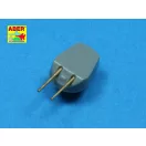 Aber Models 12 pcs 152 mm barrels for Nelson, Rodney 1:700 (RE-700 L19)