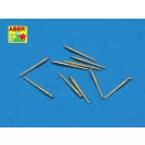Aber Models 10 pcs 120 mm barrels for Royal Navy 1:700 (RE-700 L20)
