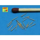 Aber Models 20 pcs 102mm barrels for Royal Navy 1:700 (RE-700 L21)