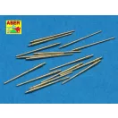 Aber Models 16 pcs 133mm barrels for King George V 1:700 (RE-700 L23)