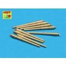 Aber Models Set of 9 pcs 406 mm barrels for Missouri 1:700 (RE-700 L24)