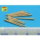 Aber Models Set of 9 pcs 406 mm barrels for Missouri 1:700 (RE-700 L24)